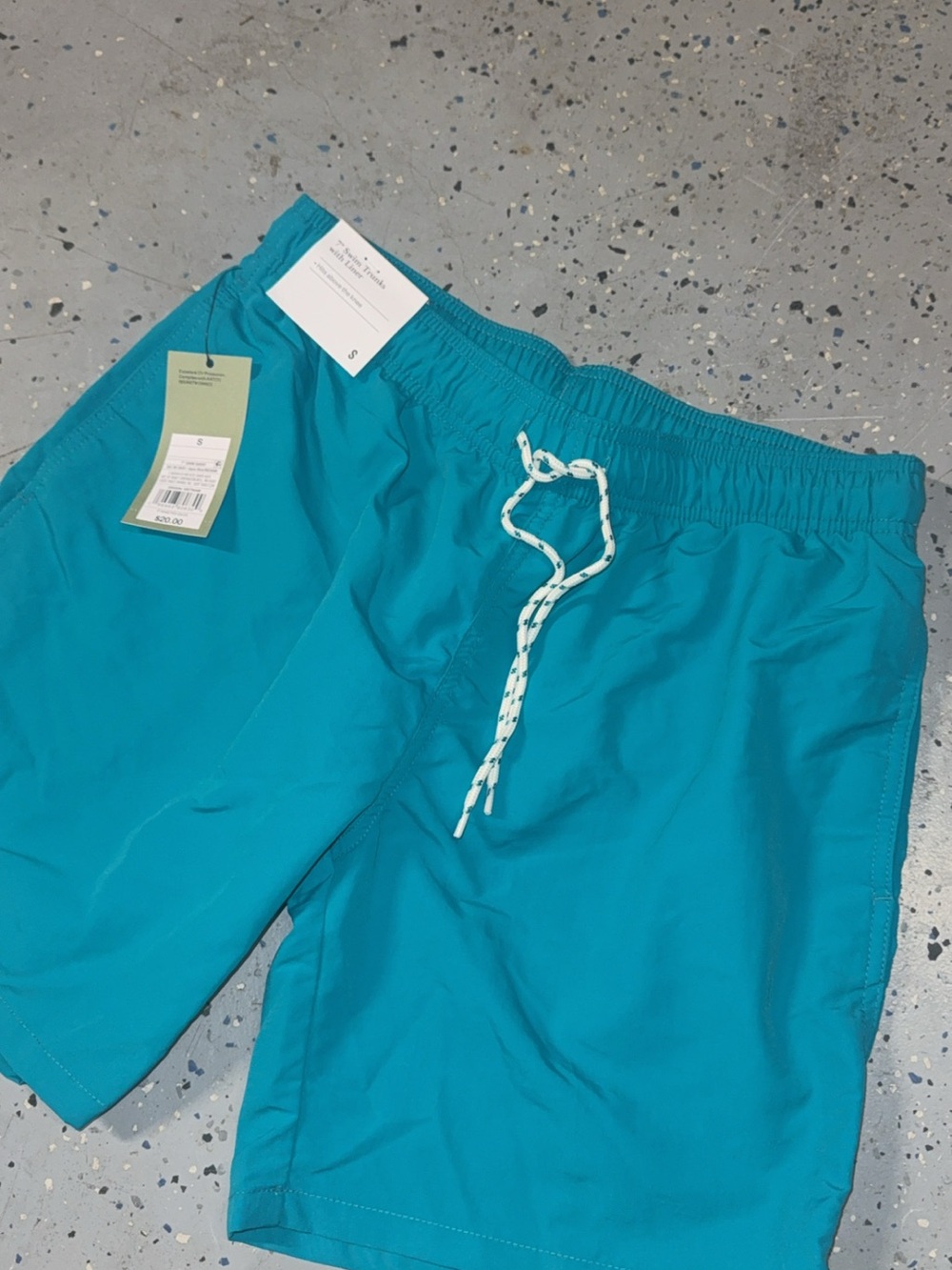 Target Men's Teal Drawstring Swim Shorts